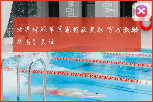 世界杯冠军国家将获奖励 官方激励举措引关注